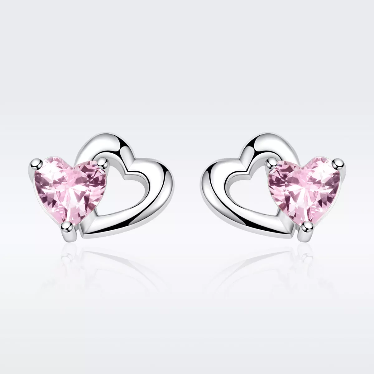 Brincos Petit Coração e alma estilo Pandora - SCE090