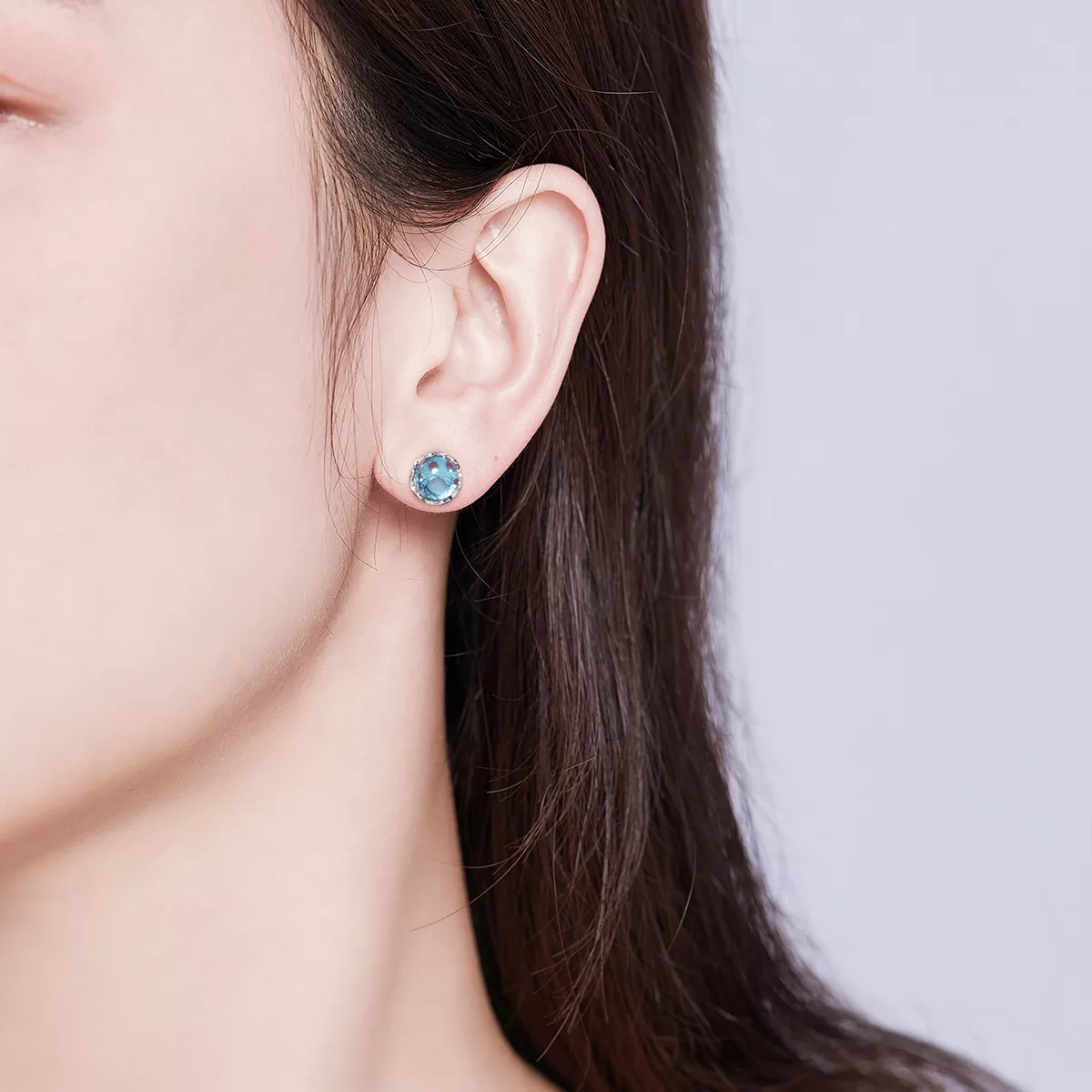 Brincos Petit Esperando sereia estilo Pandora - SCE630