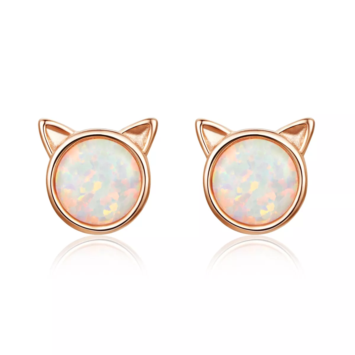 Brincos Petit Estrela miau estilo Pandora Rose - SCE538