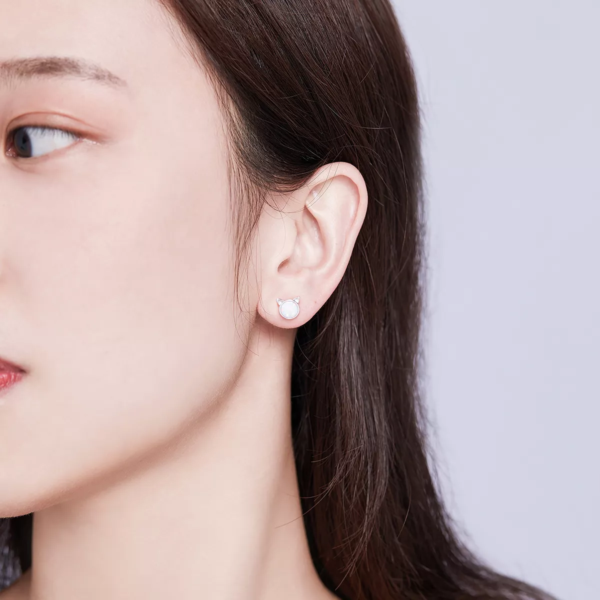 Brincos Petit Estrela miau estilo Pandora - SCE538-Q