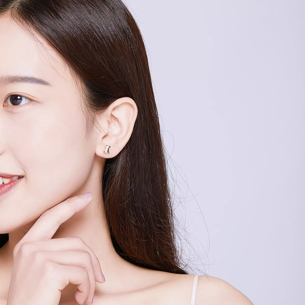 Brincos Petit Filhote de cachorro estilo Pandora - SCE584-C