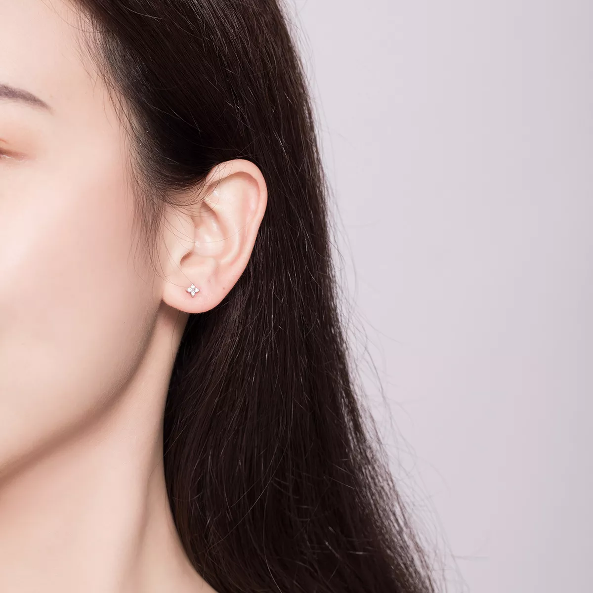 Brincos Petit Flor de luz estilo Pandora - SCE648