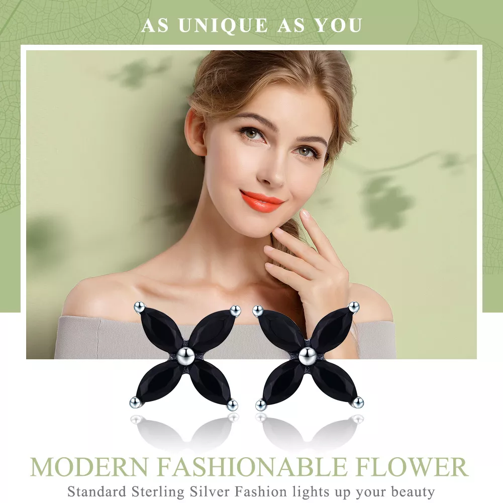 Brincos Petit Flor na moda moderna estilo Pandora - SCE362