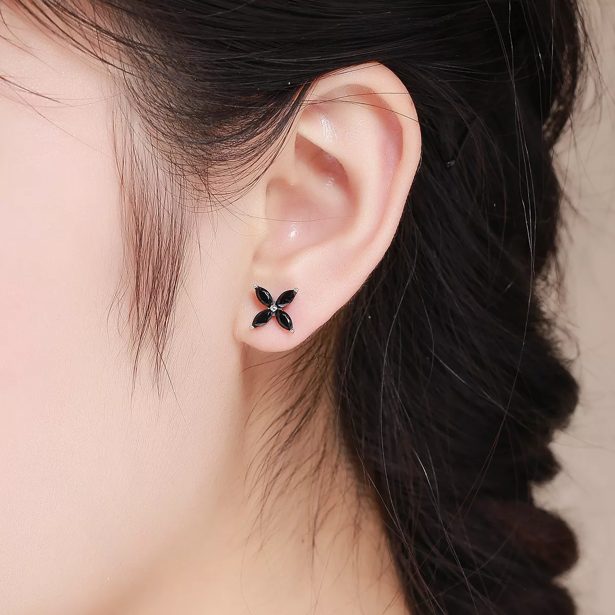 Brincos Petit Flor na moda moderna estilo Pandora - SCE362