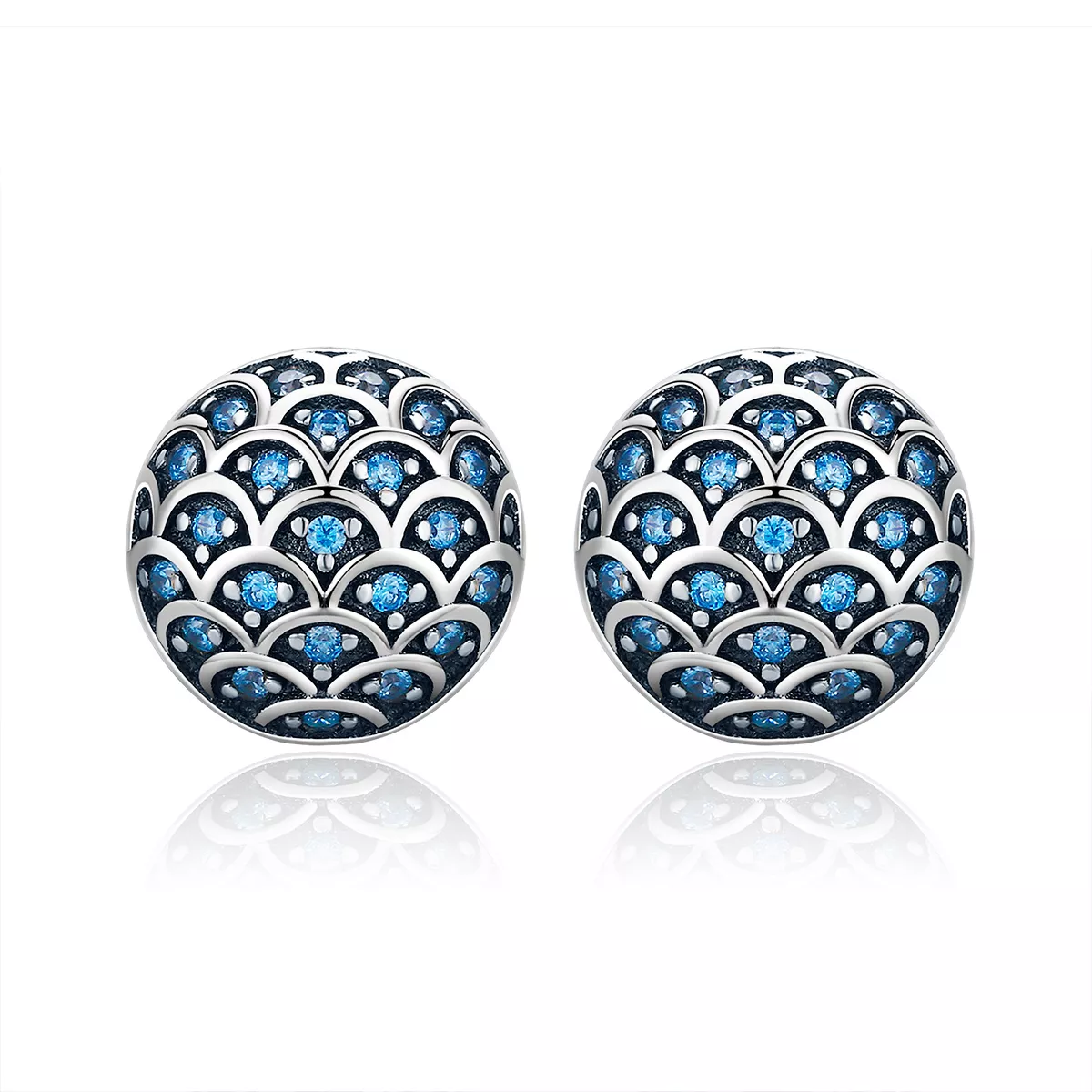 Brincos Petit Lenda do mar estilo Pandora - SCE239