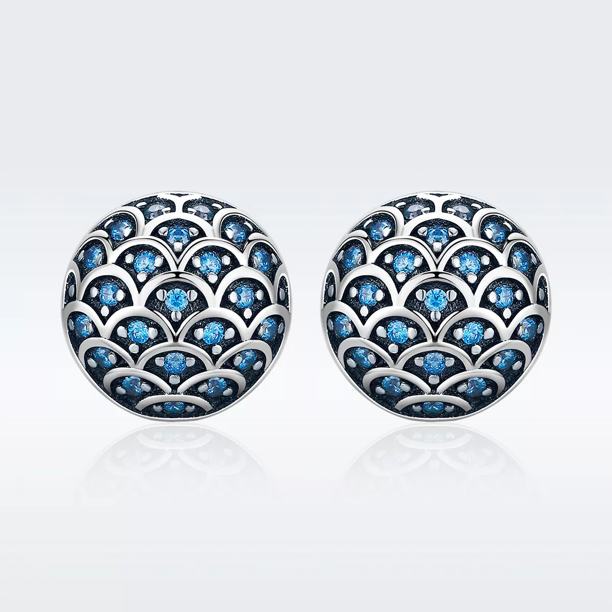 Brincos Petit Lenda do mar estilo Pandora - SCE239