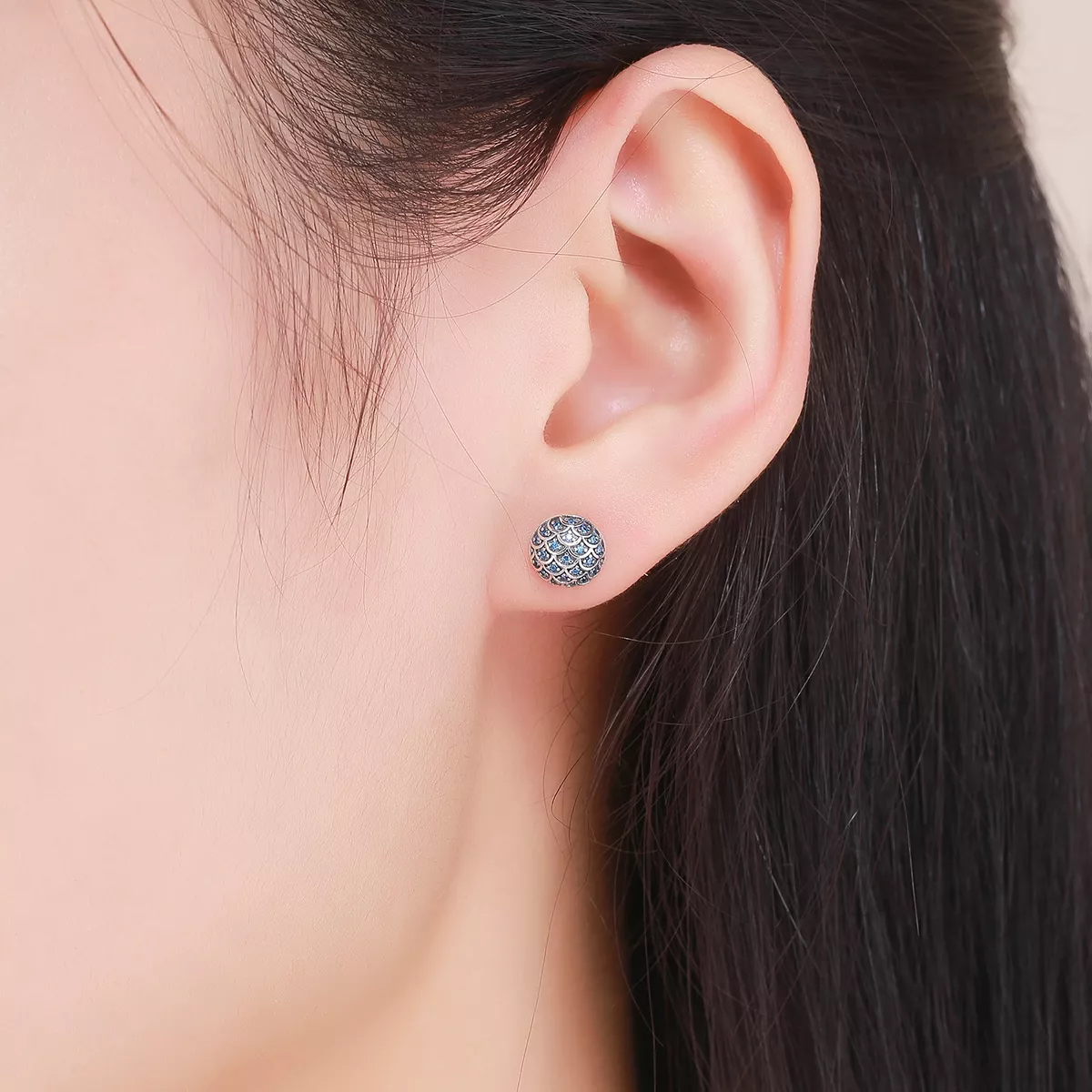 Brincos Petit Lenda do mar estilo Pandora - SCE239