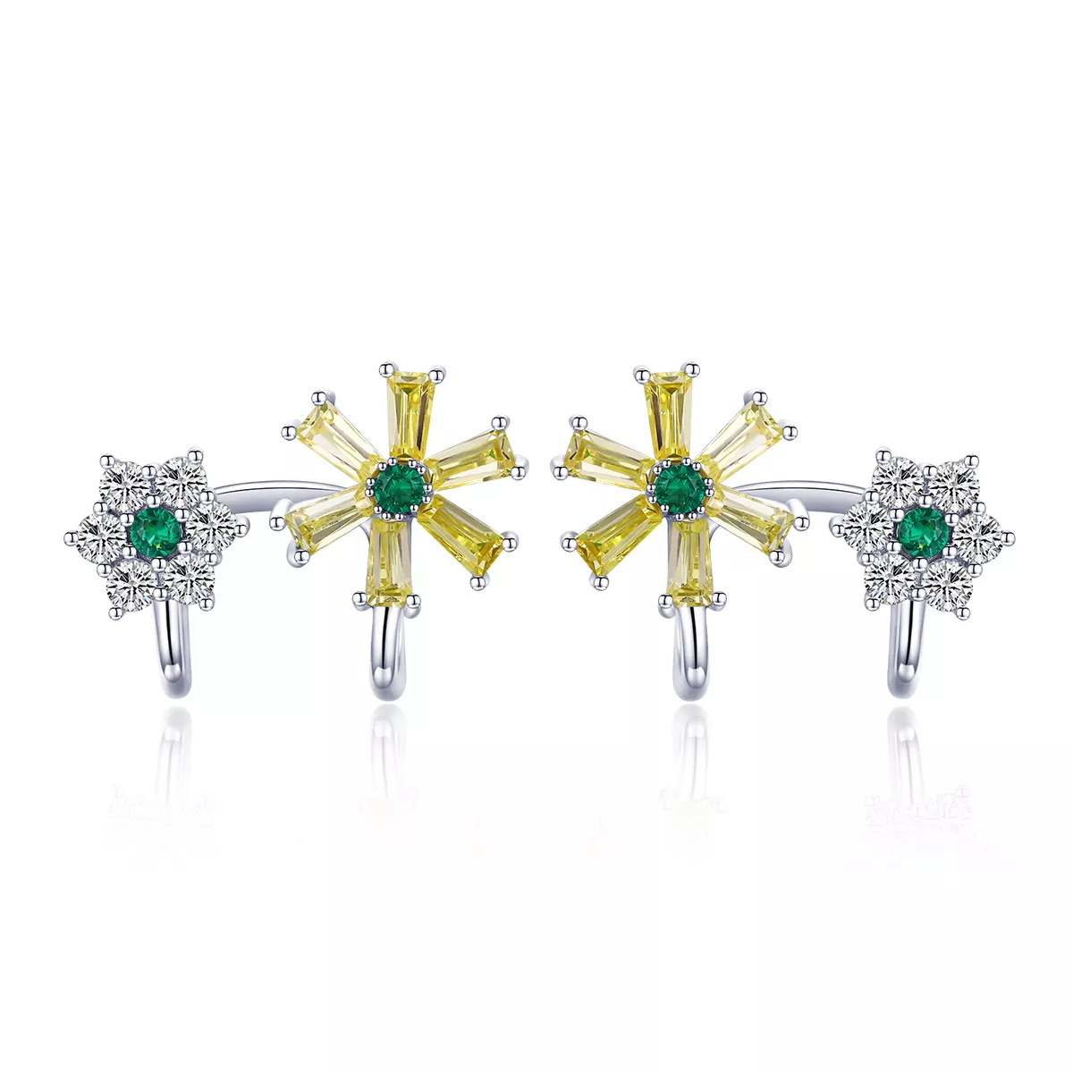 Brincos Petit Margarida estilo Pandora - SCE487