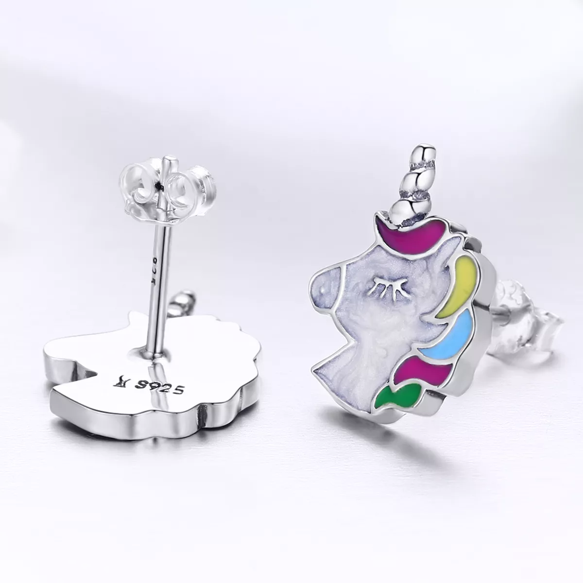 Brincos Petit Memória de Unicórnio estilo Pandora - SCE393