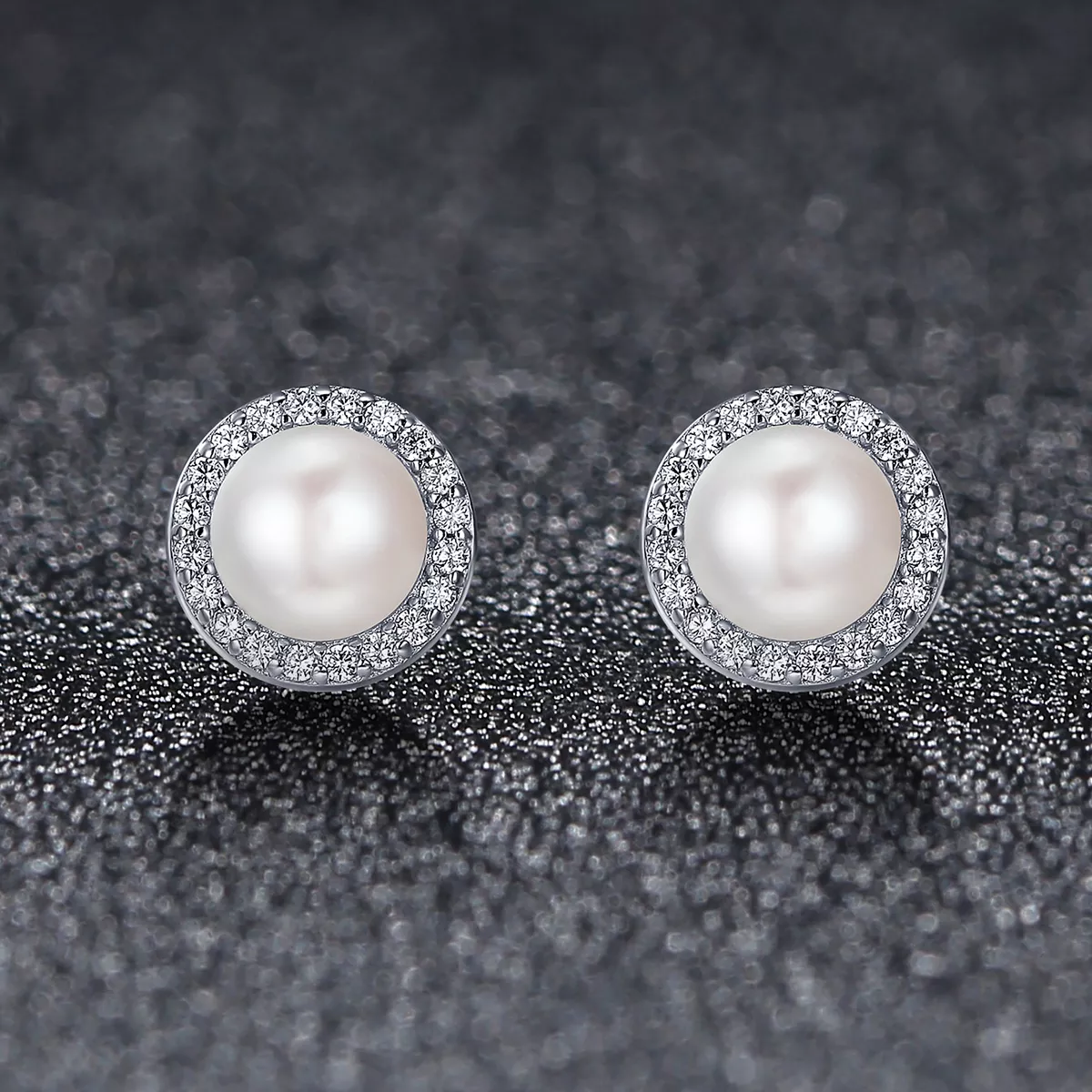 Brincos Petit Monólogo Elegante estilo Pandora - SCE122