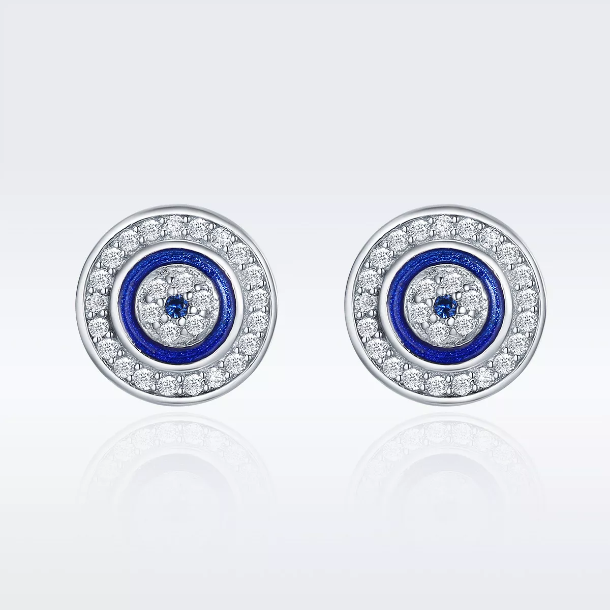 Brincos Petit Olho do diabo estilo Pandora - SCE148