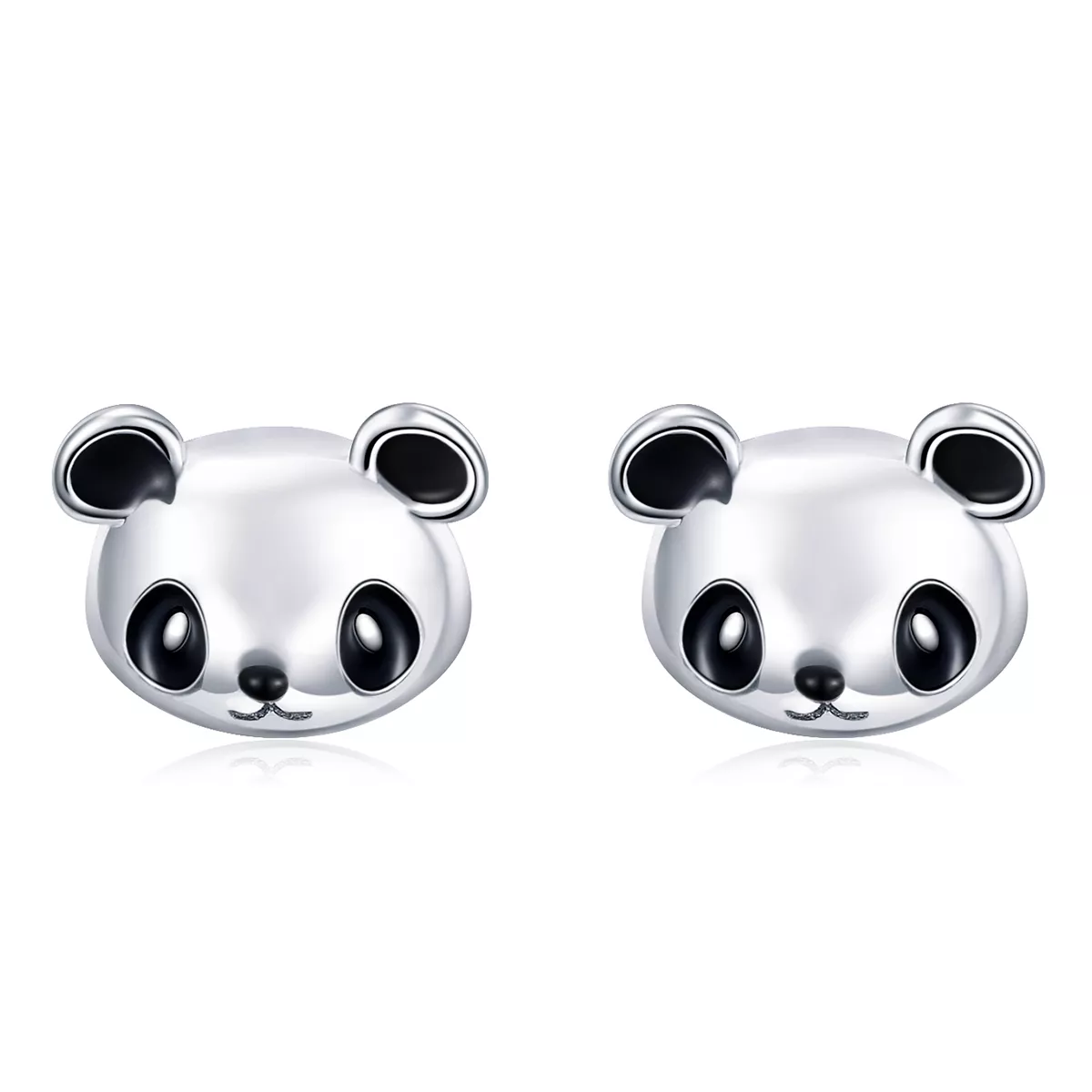 Brincos Petit Panda Fofinho estilo Pandora - SCE386