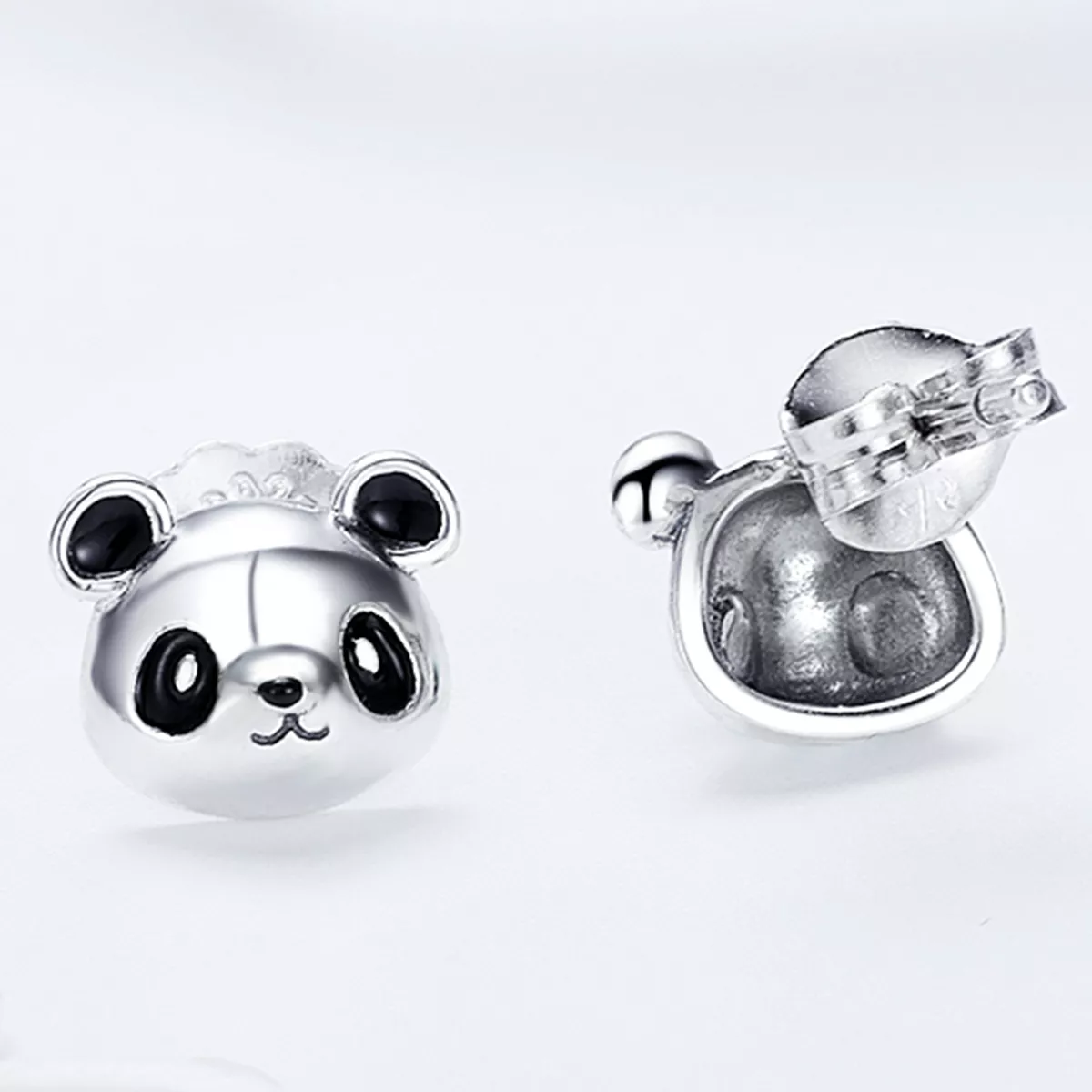 Brincos Petit Panda Fofinho estilo Pandora - SCE386