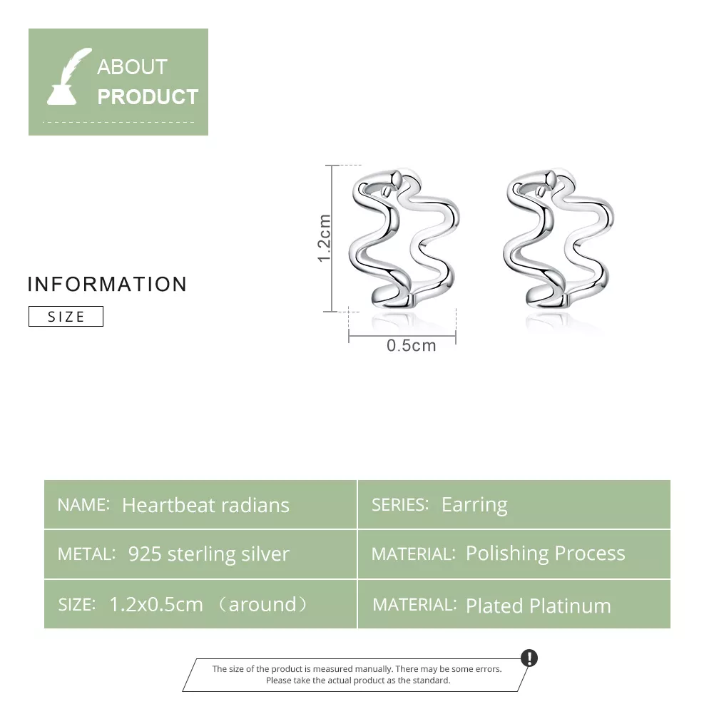 Brincos Petit Radianos de batimentos cardíacos estilo Pandora - SCE672