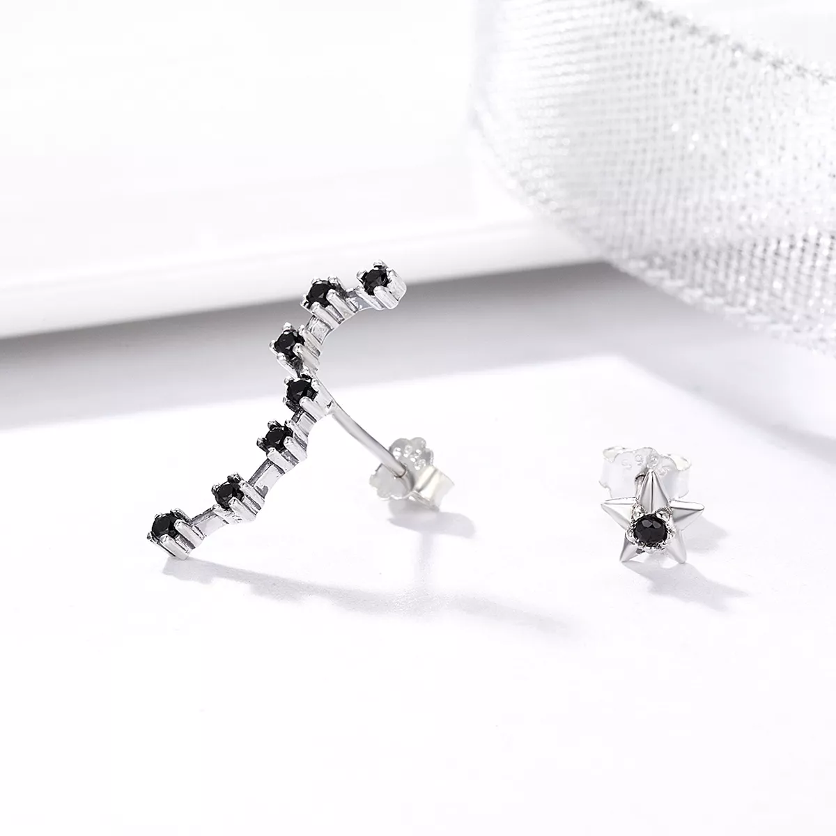 Brincos Petit Ursa Maior estilo Pandora - SCE166