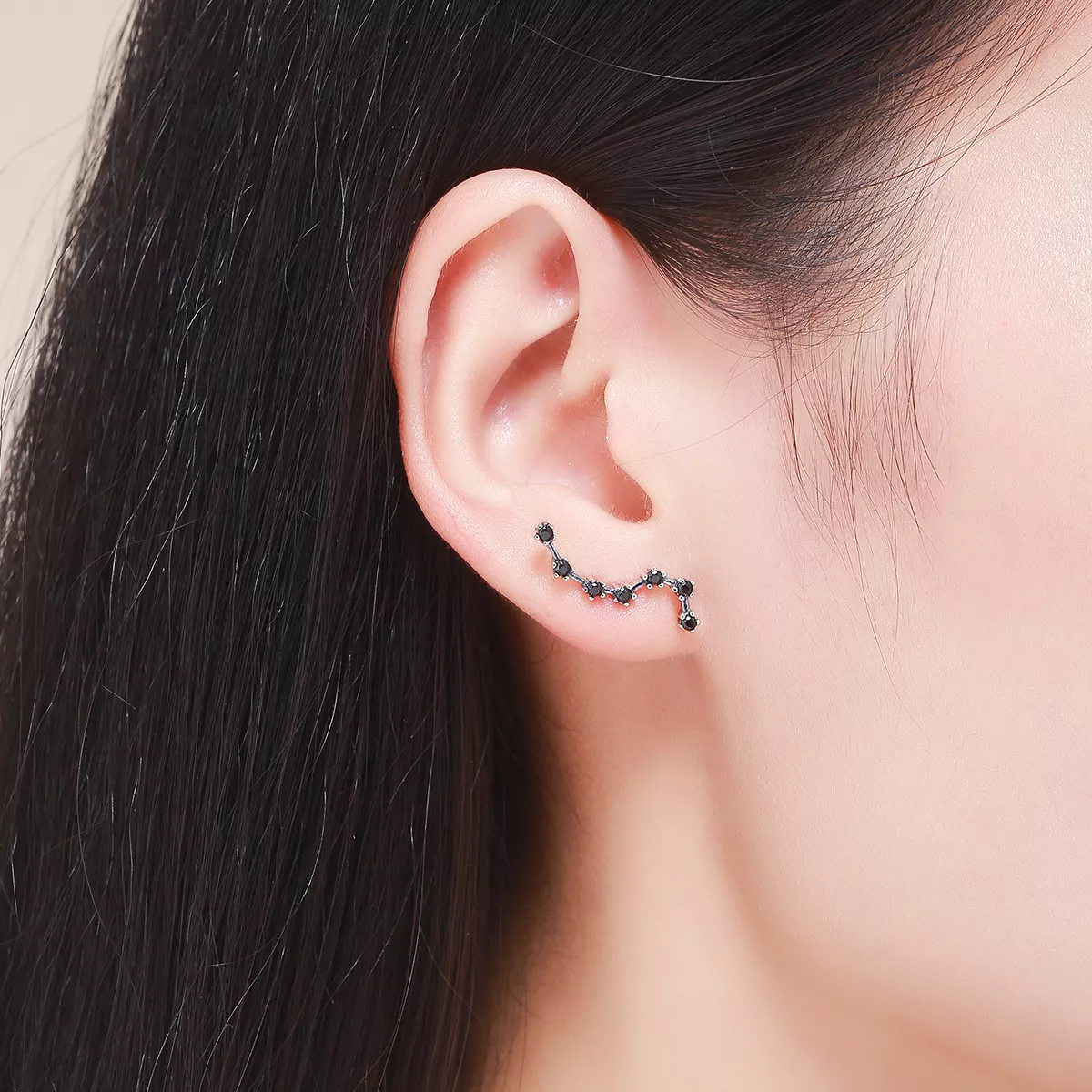 Brincos Petit Ursa Maior estilo Pandora - SCE166