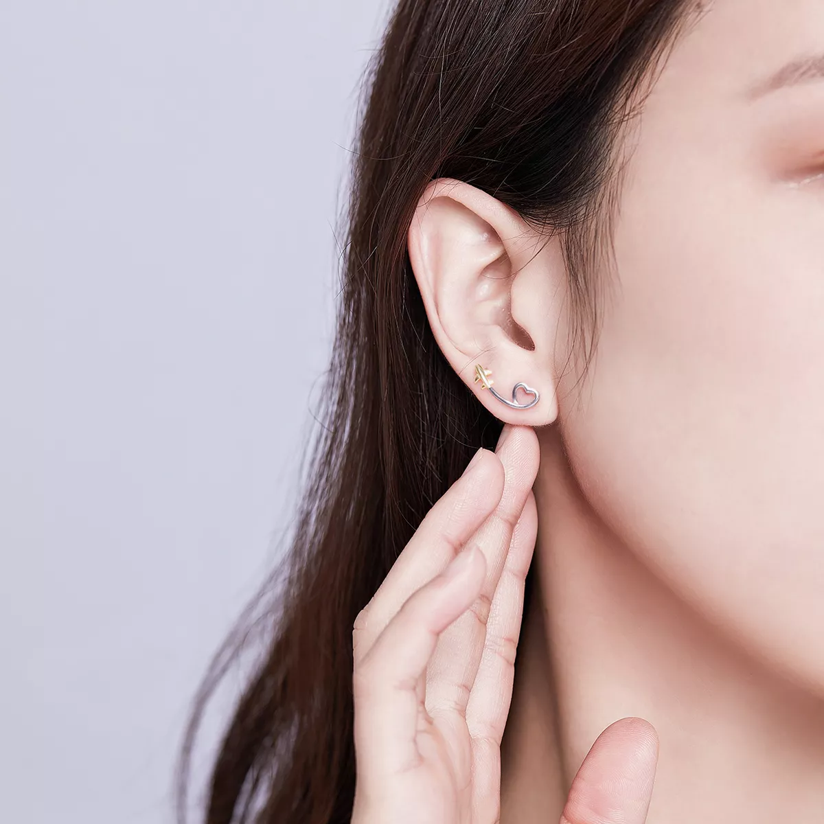 Brincos Petit Voar para o amor estilo Pandora - SCE632