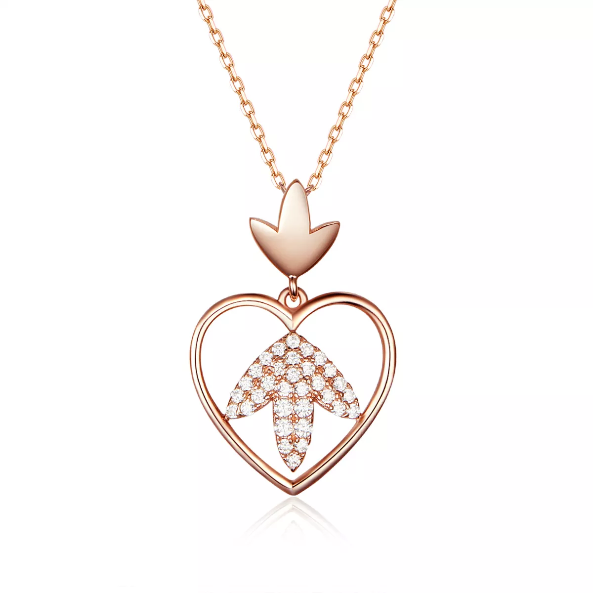 Colar Amor de outono estilo Pandora Rose - SCN313