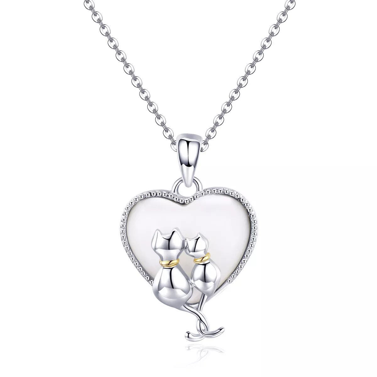 Colar Casal de gatos life Pandora - SCN297