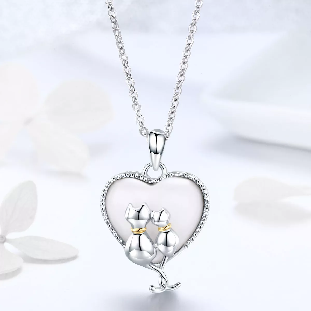 Colar Casal de gatos life Pandora - SCN297