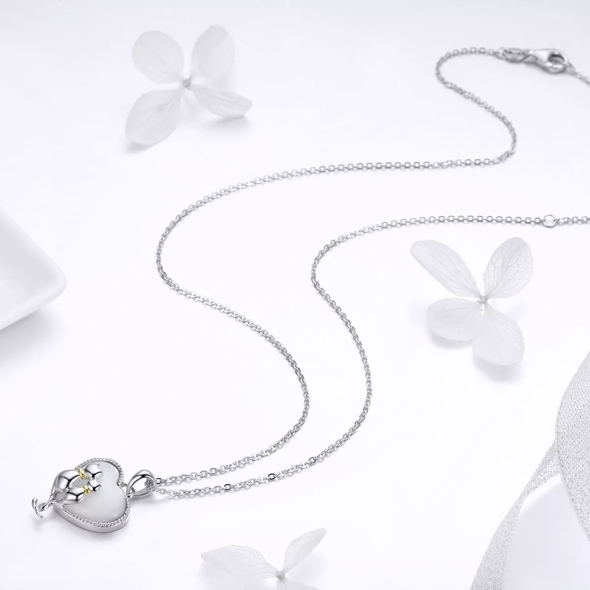 Colar Casal de gatos life Pandora - SCN297