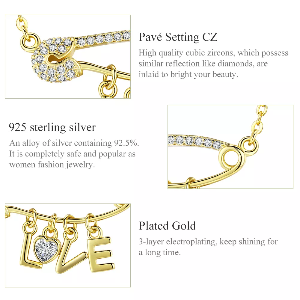 Colar Clipe de amor life Pandora - SCN324