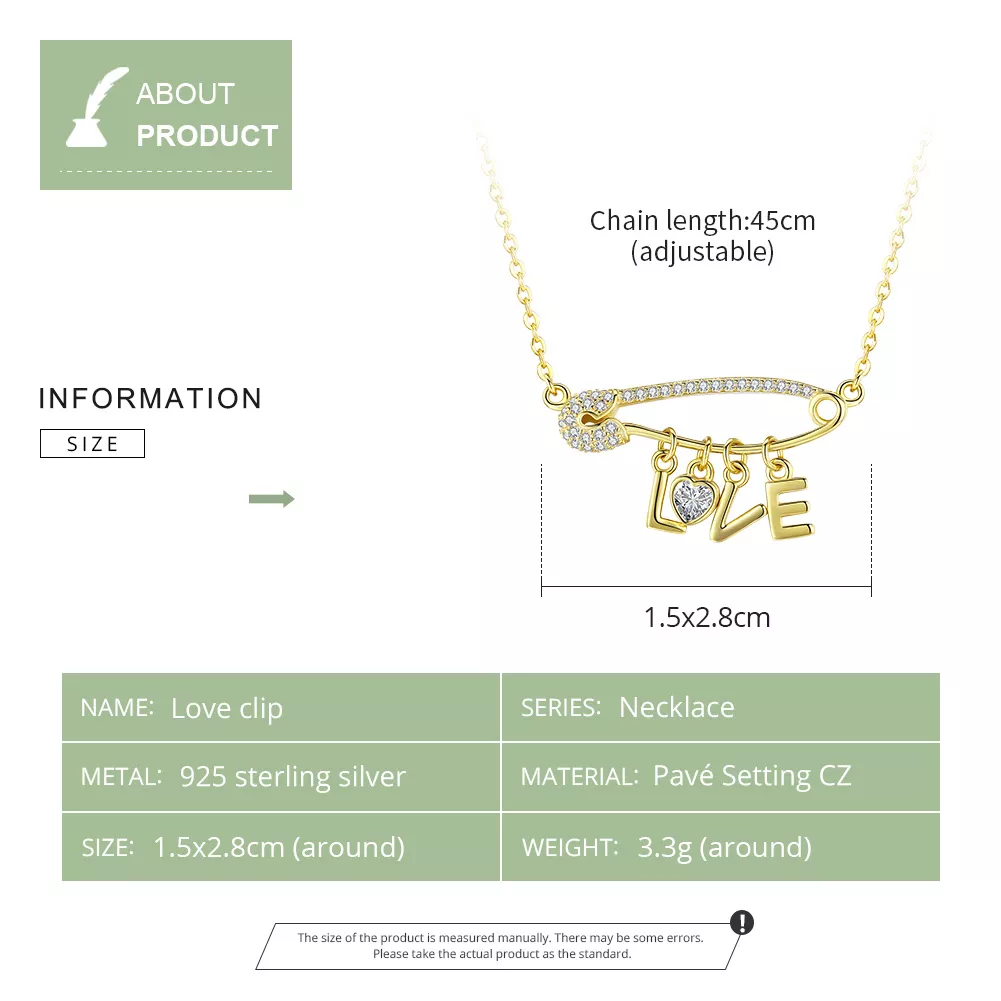 Colar Clipe de amor life Pandora - SCN324