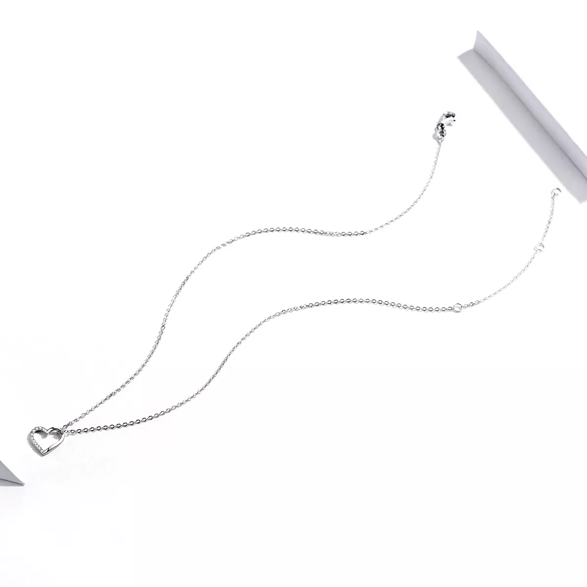 Colar Coração Cintilante estilo Pandora - SCN347