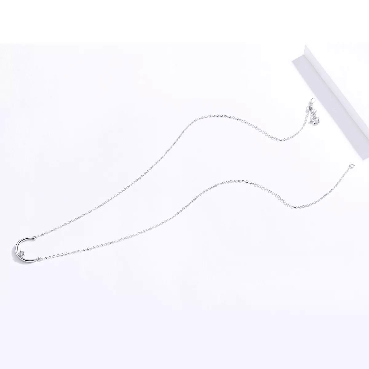 Colar Estrela offset círculo estilo Pandora - SCN382