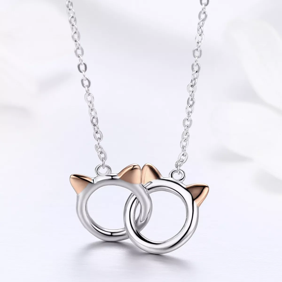 Colar Gato de estimação estilo Pandora Rose - SCN252