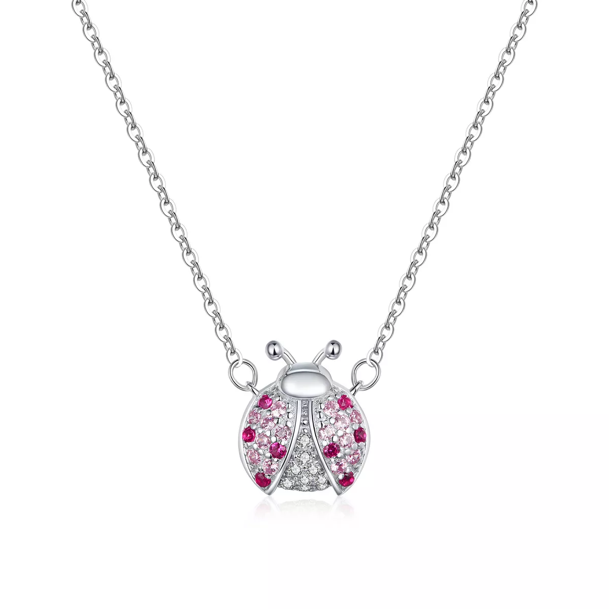 Colar Joaninha deslumbrante estilo Pandora - SCN400