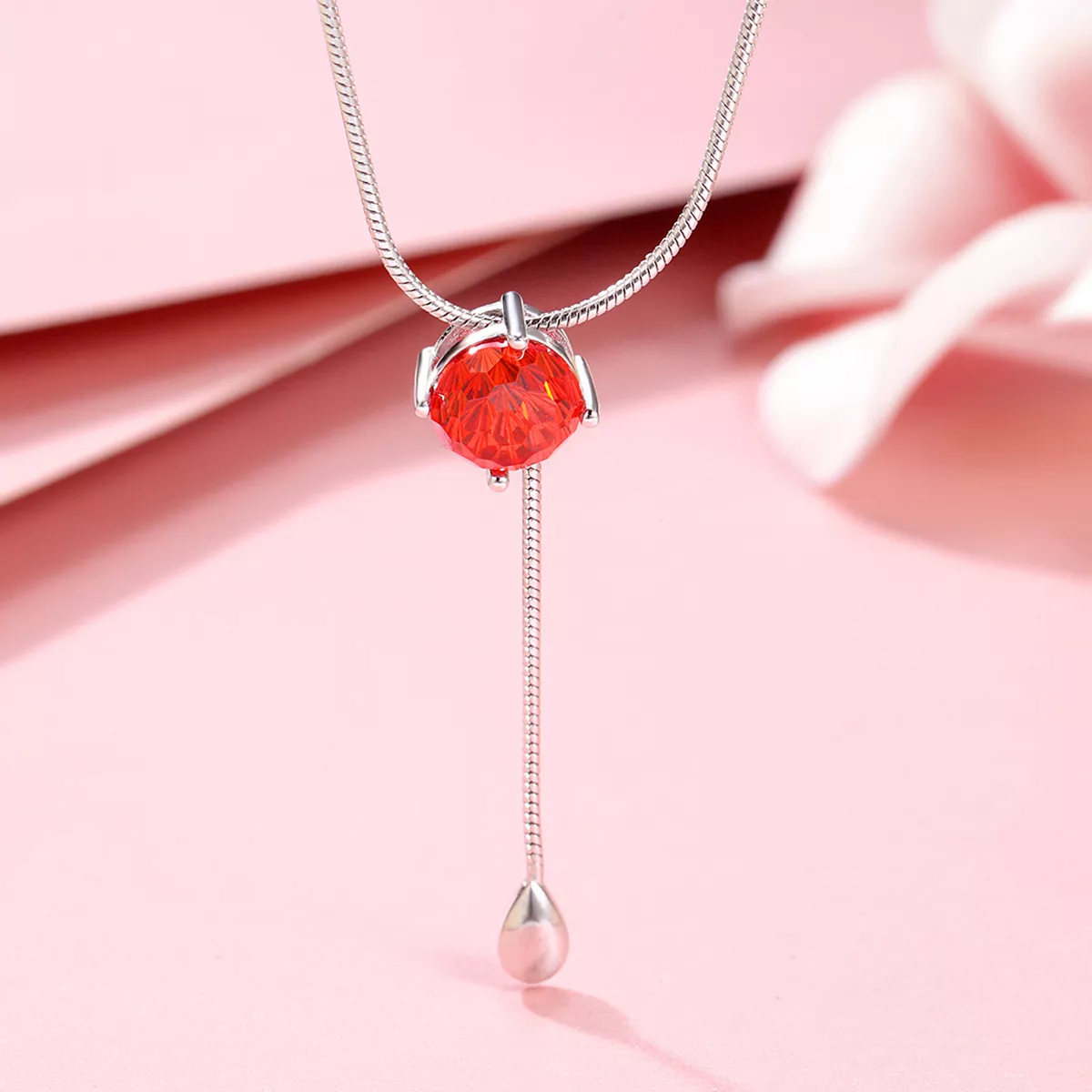 Colar Lágrimas de amor estilo Pandora - SCN182