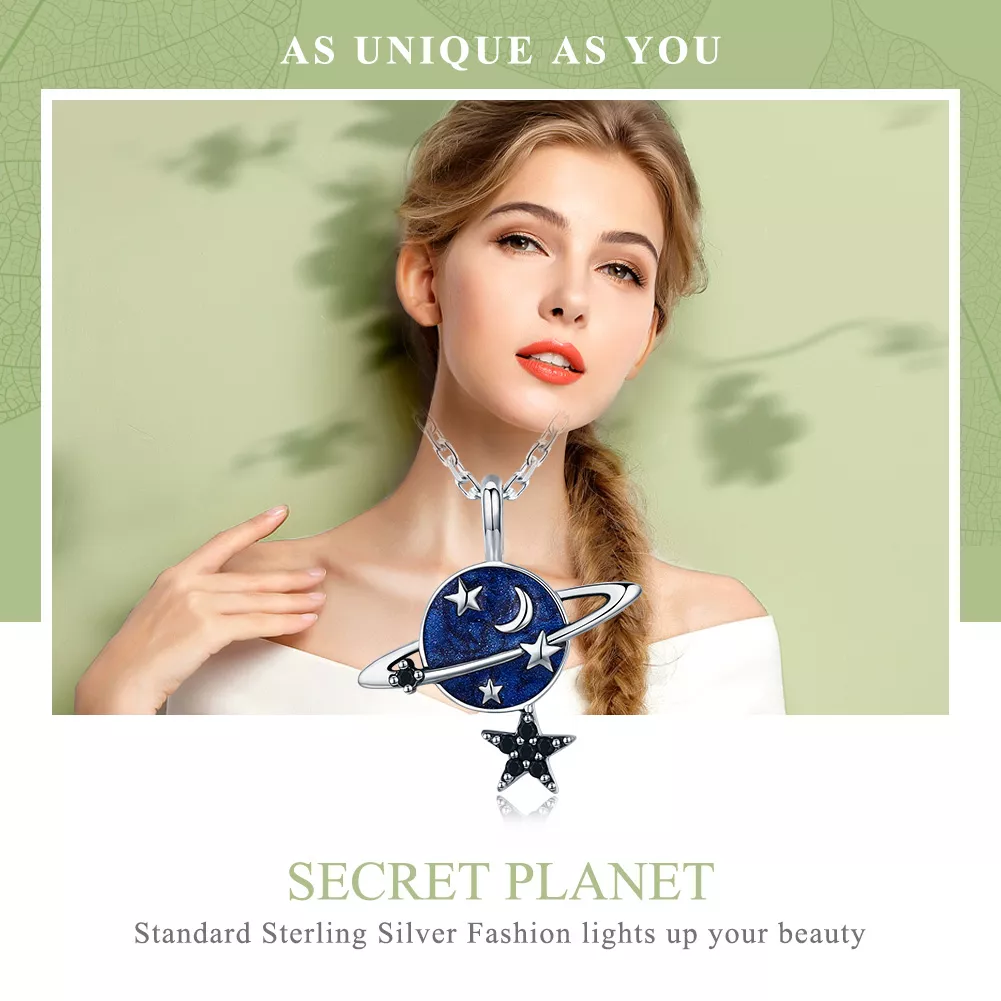 Colar Planeta misterioso estilo Pandora - SCN230