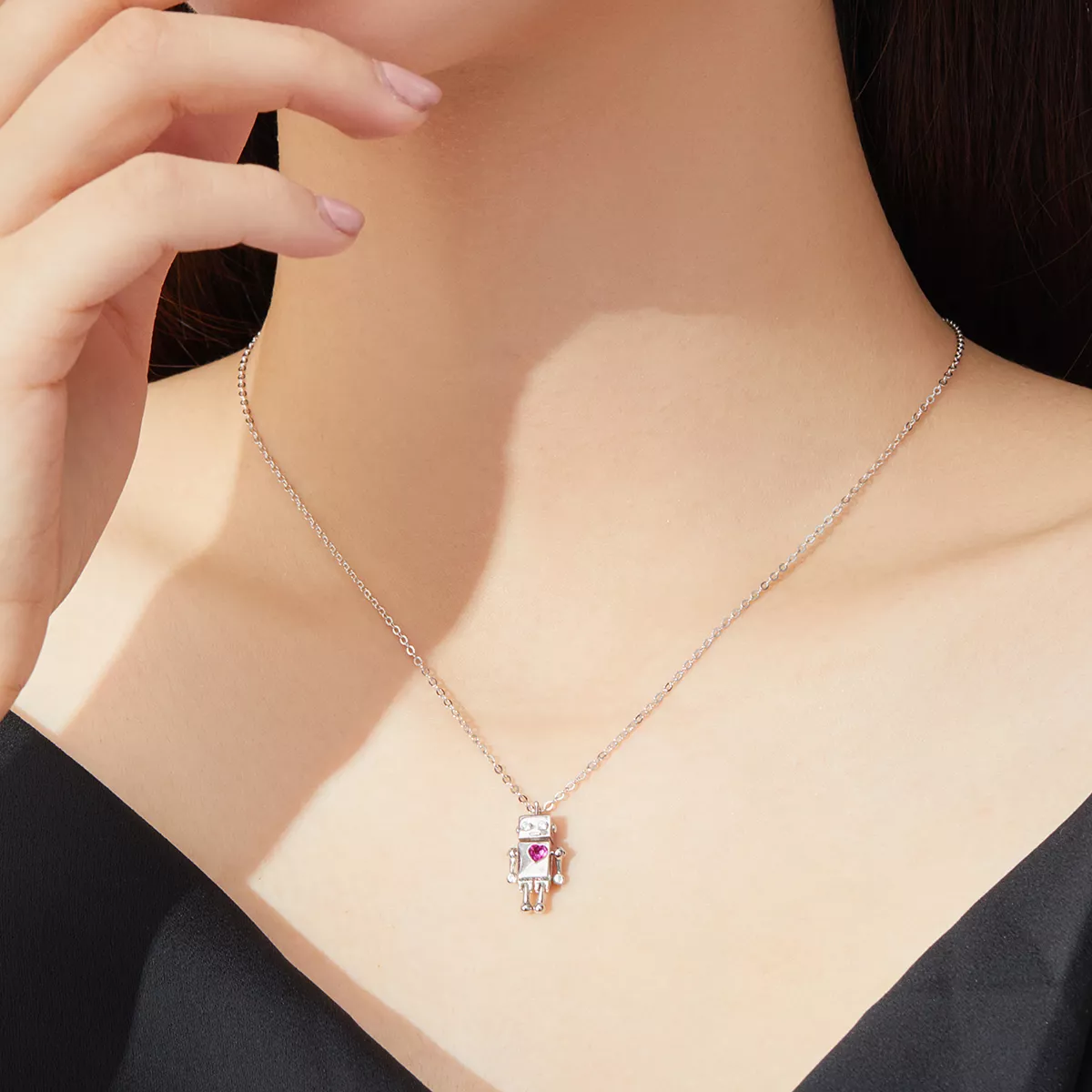Colar Robô do Amor life Pandora - SCN388