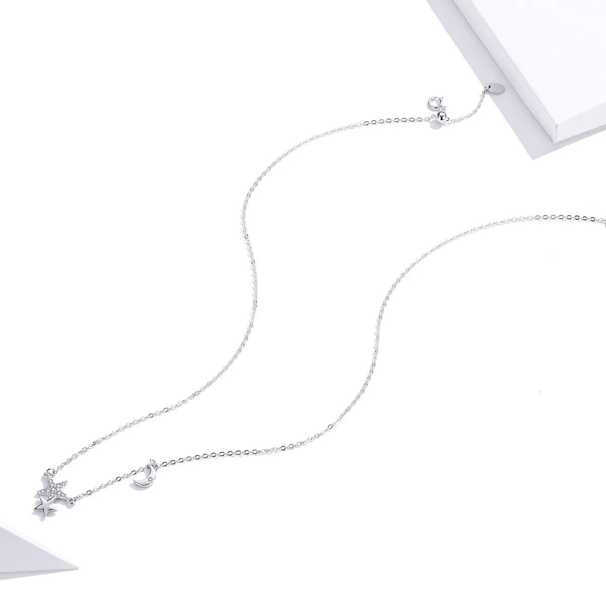 Colar Stars And Moon Story estilo Pandora - SCN404