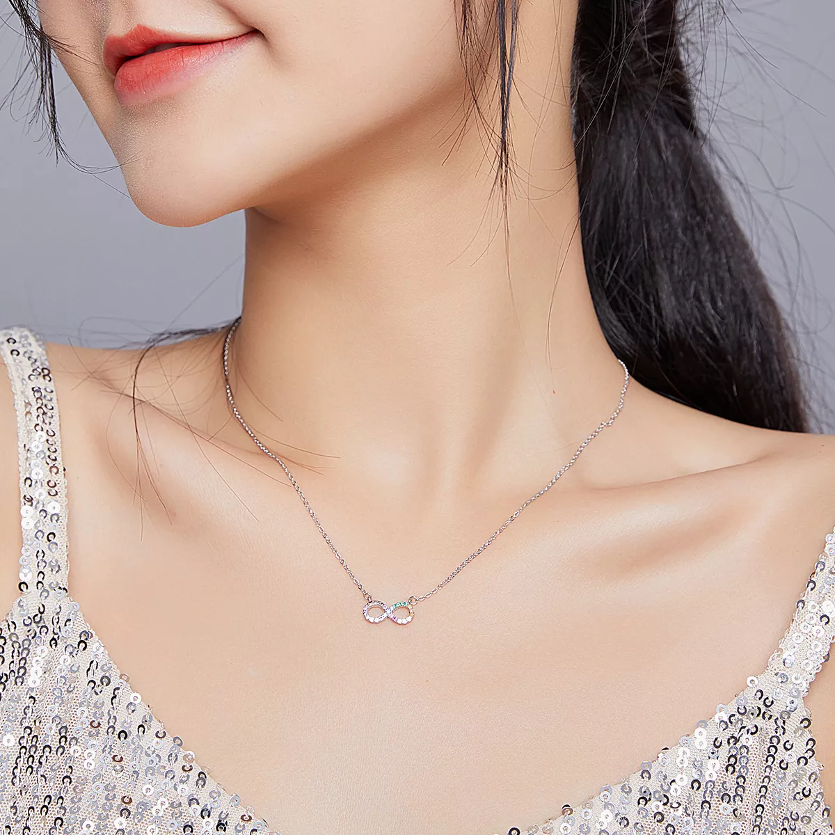 Colar Símbolo infinito estilo Pandora - SCN402