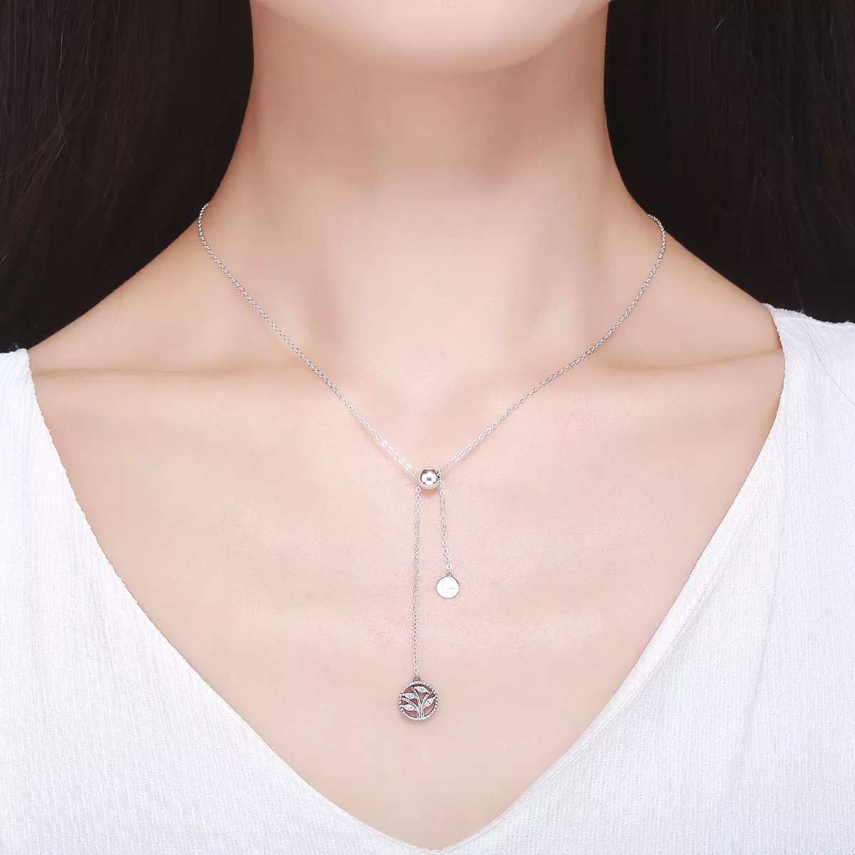 Colar Árvore Genealógica e Casa estilo Pandora - SCN106