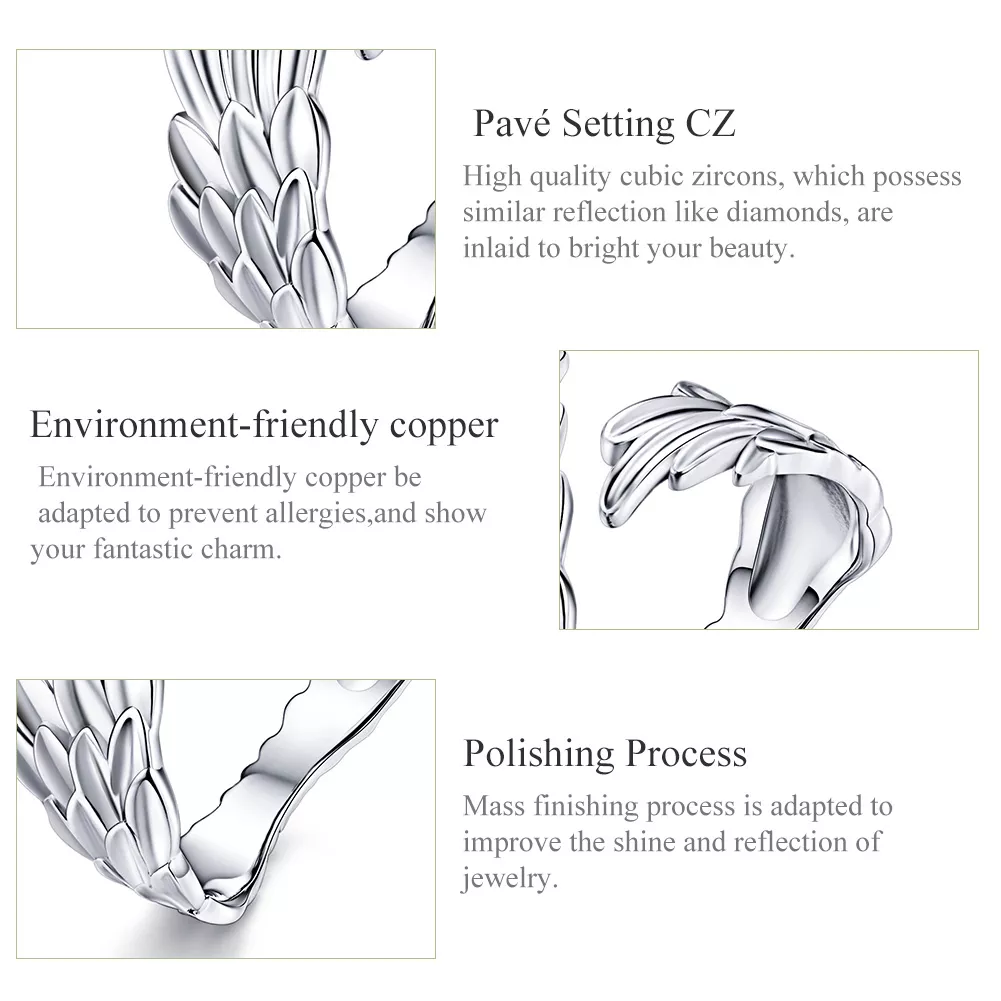 Anel Asas da Esperança estilo Pandora - SCR512