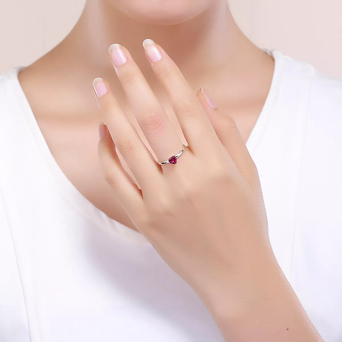 Anel Batimento cardiaco estilo Pandora - SCR389