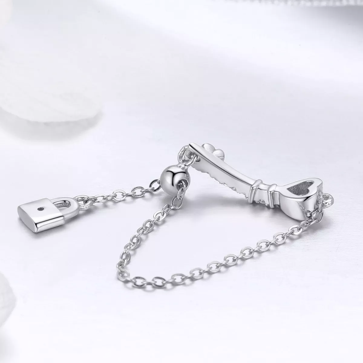 Anel Chave do Heart Lock estilo Pandora - SCR425