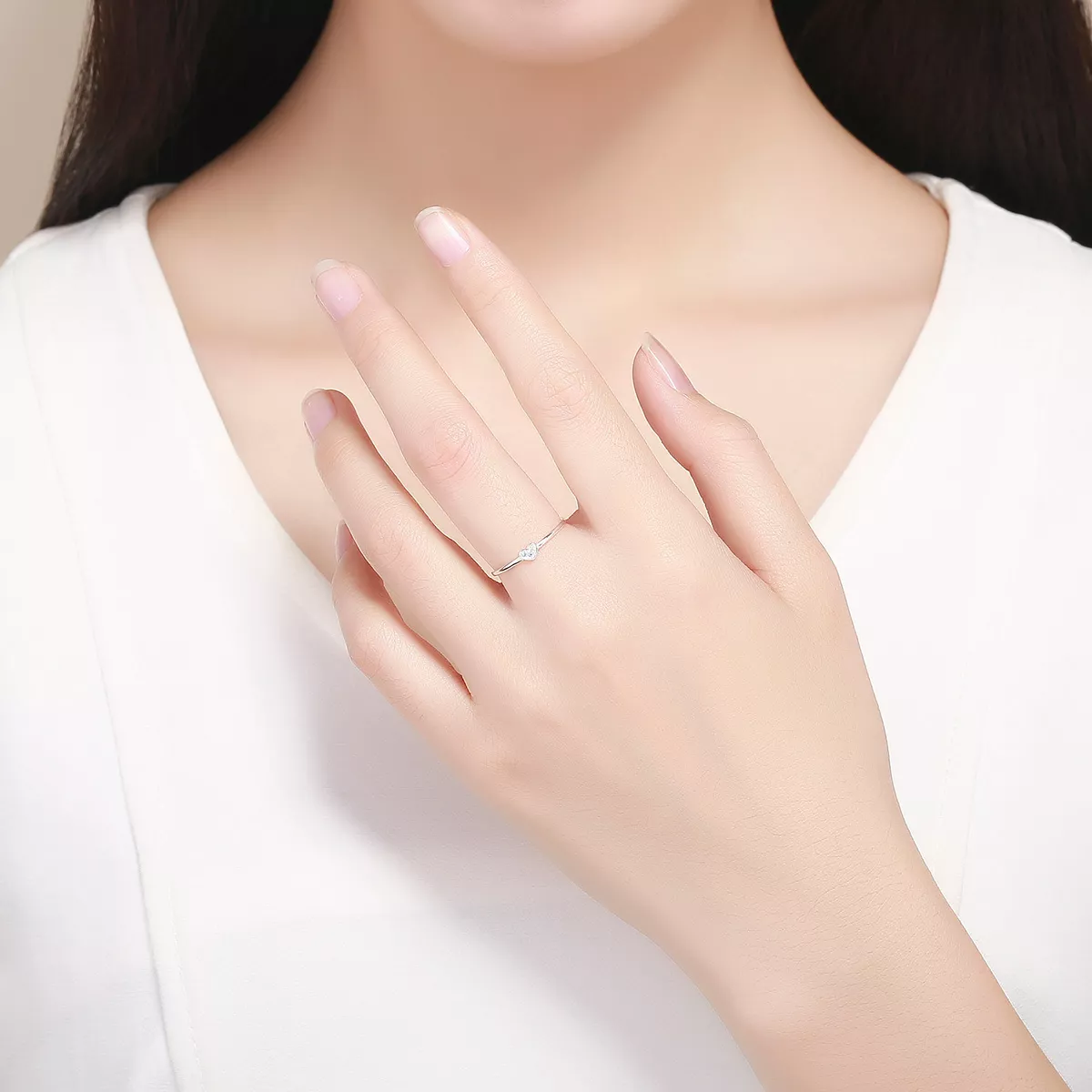 Anel Coração de senhora estilo Pandora - SCR491