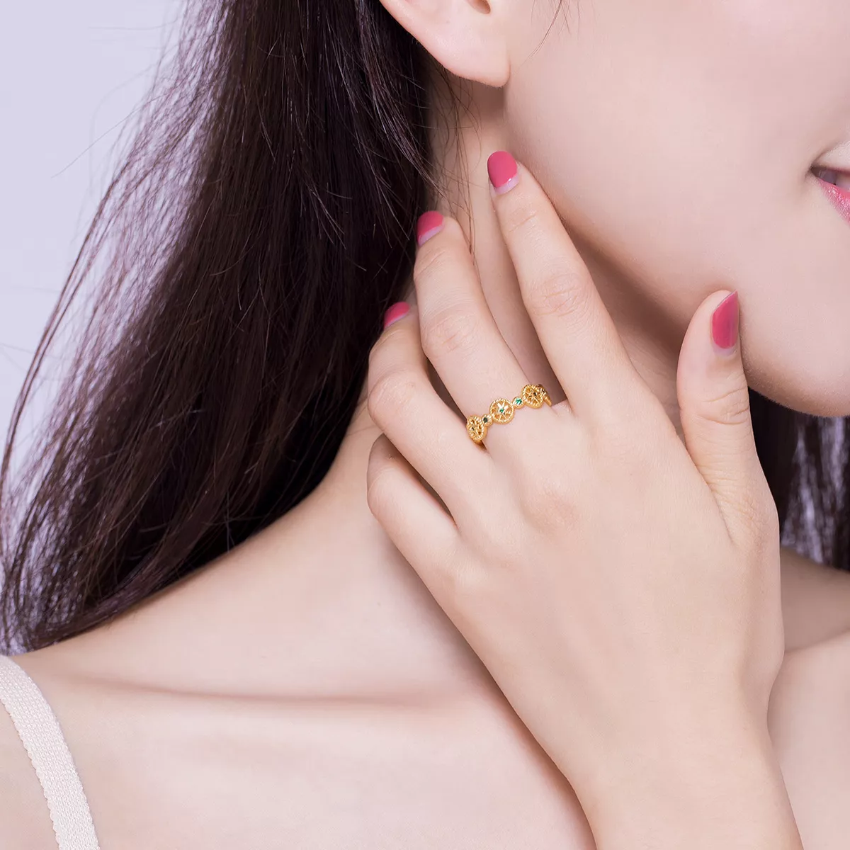 Anel Estrela brilhante estilo Pandora - SCR518