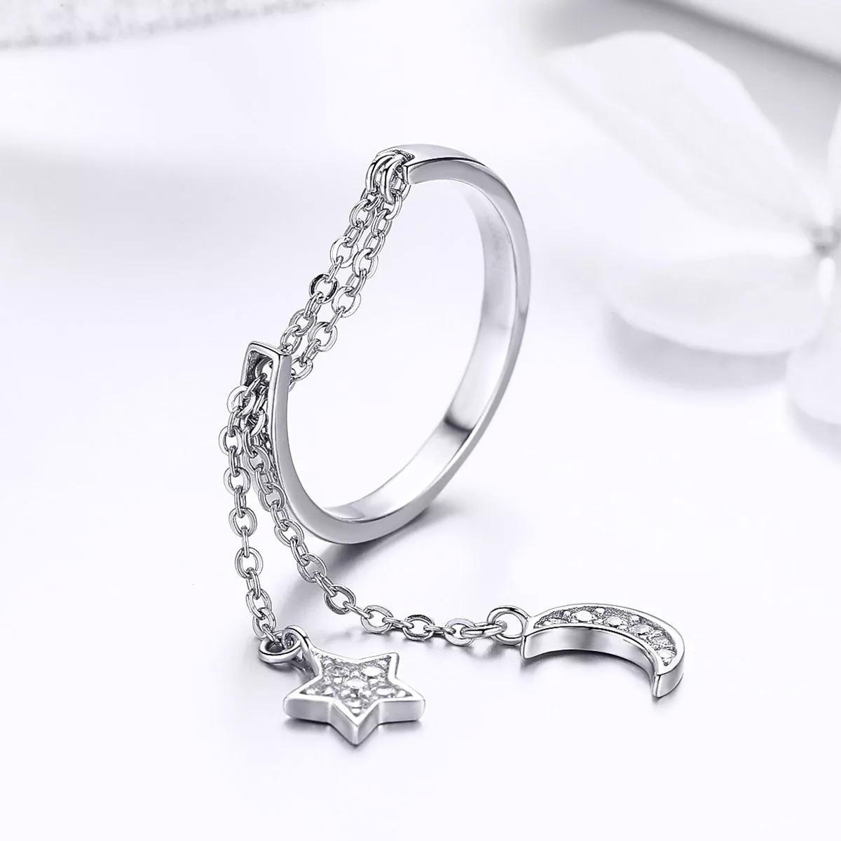 Anel Estrela e lua life Pandora - SCR407