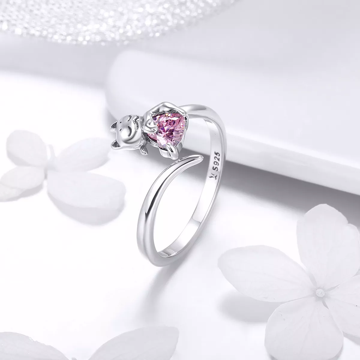 Anel Gato fofo life Pandora - SCR446