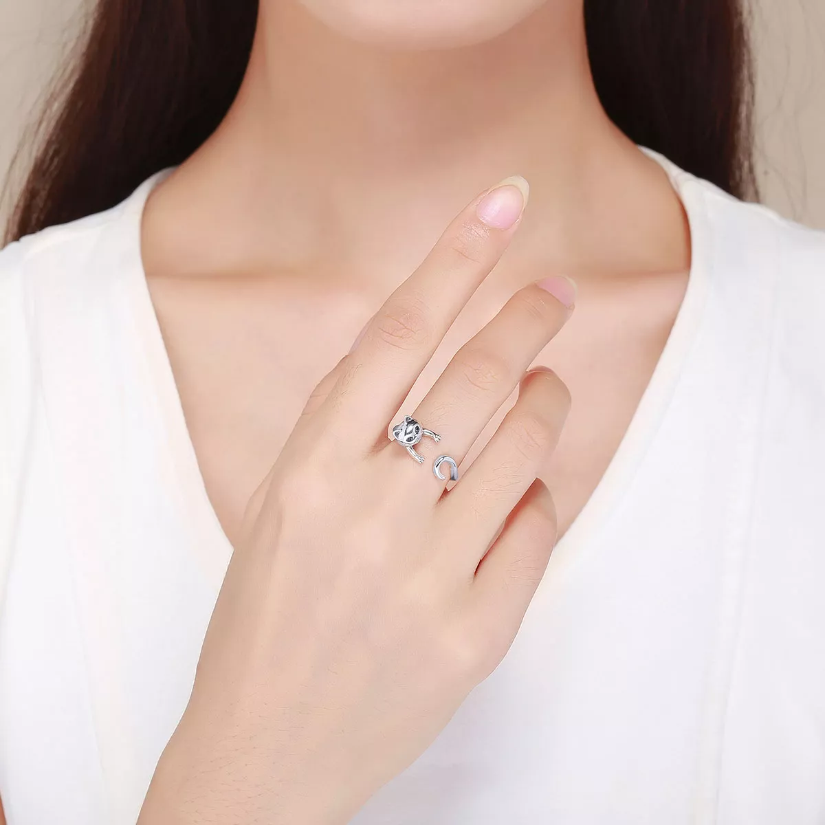 Anel Gato travesso life Pandora - SCR409