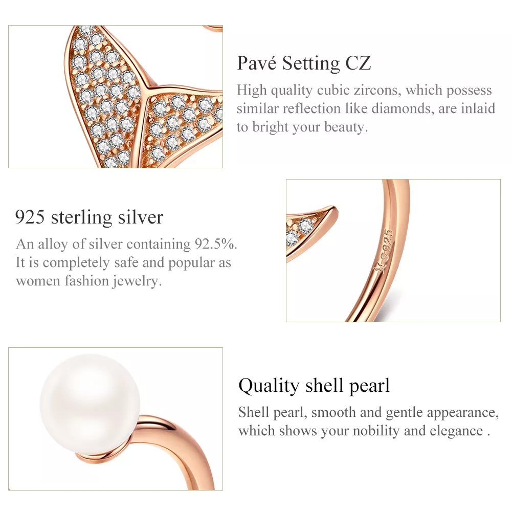 Anel Sereia Espumante life Pandora - SCR286