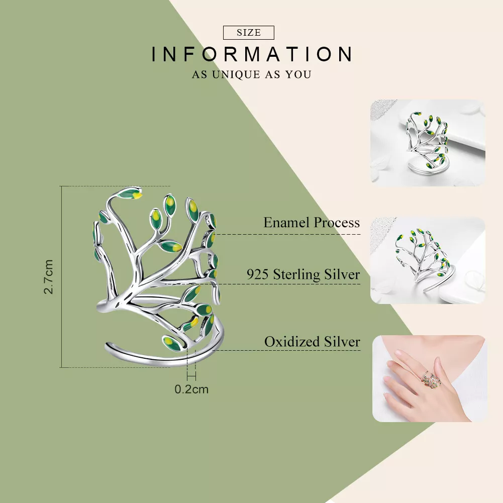 Anel Árvore da vida life Pandora - SCR454